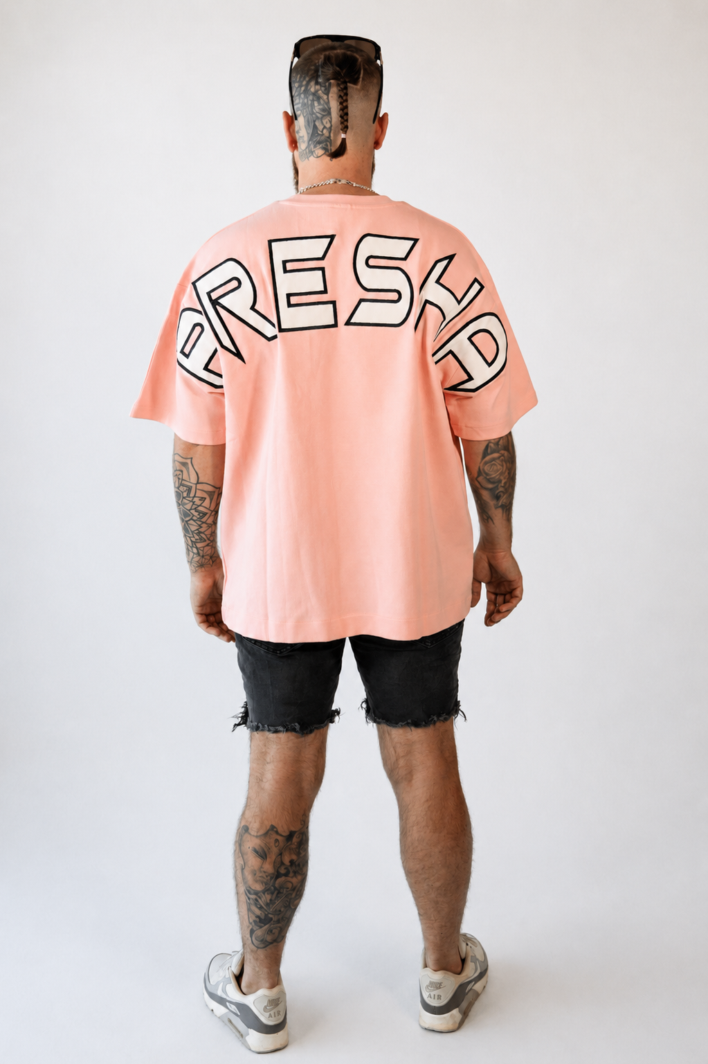 PRESHA Signature Appliqué Tee - Dust Pink